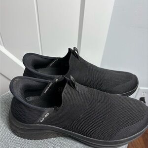 Skechers Black Slip-On Air Cooled Memory Foam Ultra Flex 3.0 Sneakers Size 11